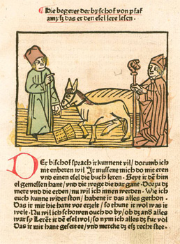 Wiegendruck Pfaffe Amis